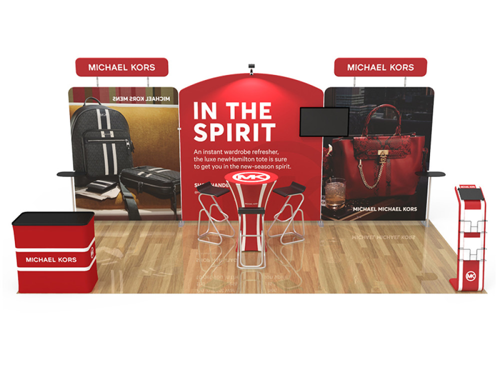 10x20 custom trade show booth kit 06 - Graphink Miami