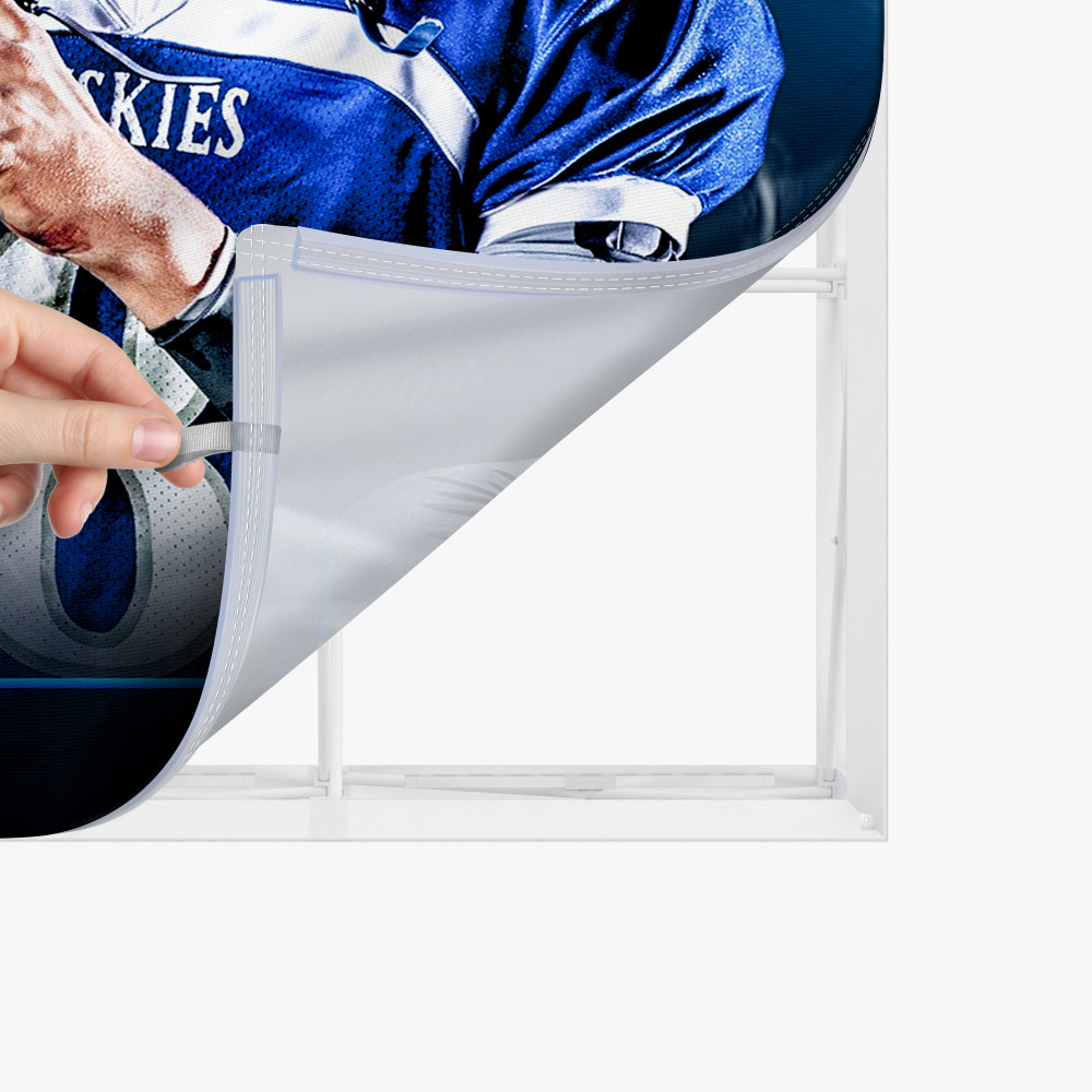 8ft SEG Backlit Pop Up Display - view 5 - trade show display Miami