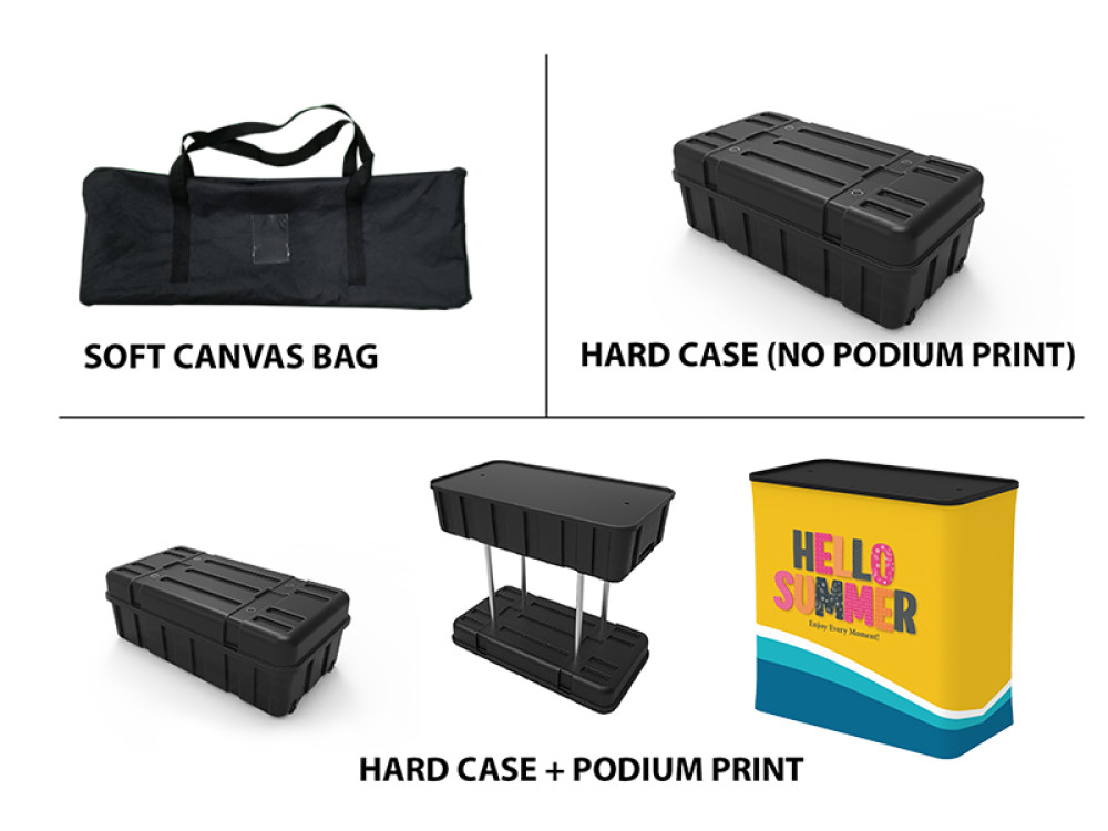 10x10 custom trade show booth kit 25 - view 4 - Graphink Miami
