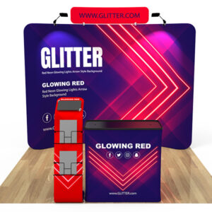 10x10 custom trade show booth kit 18 - Graphink Miami