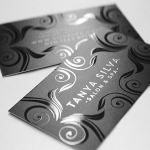 Silk Business Cards with Spot UV