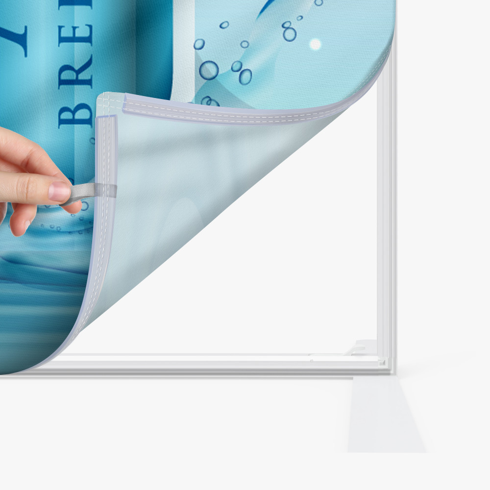 3ft SEG Fabric Display - view 4 - trade show display Miami