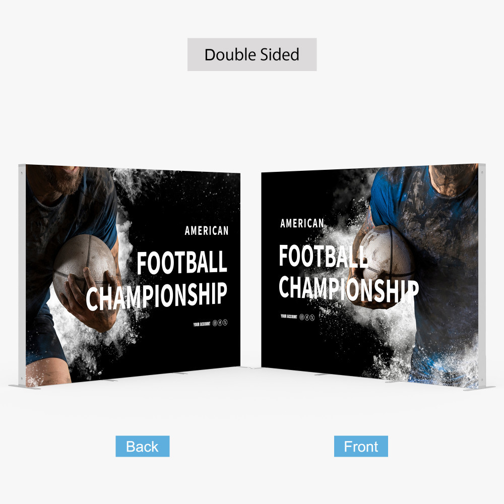 10ft SEG Backlit Fabric Display - view 4 - trade show display Miami